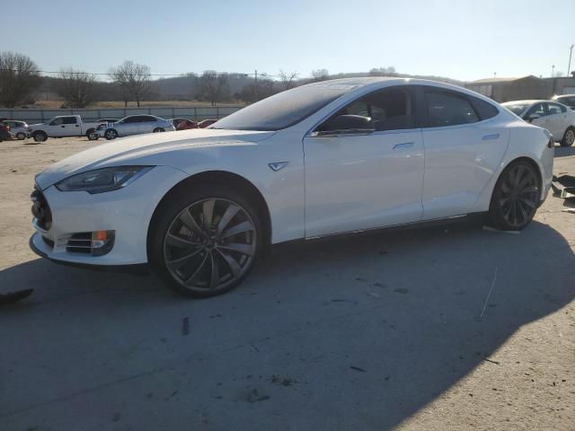 5YJSA1DP9CFP03203 - 2012 TESLA MODEL S WHITE photo 1