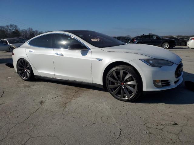 5YJSA1DP9CFP03203 - 2012 TESLA MODEL S WHITE photo 4