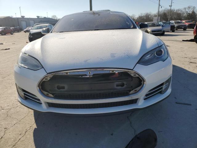 5YJSA1DP9CFP03203 - 2012 TESLA MODEL S WHITE photo 5