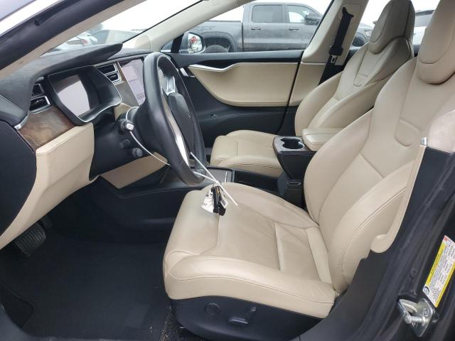 5YJSA1E14HF205749 - 2017 TESLA MODEL S GRAY photo 7