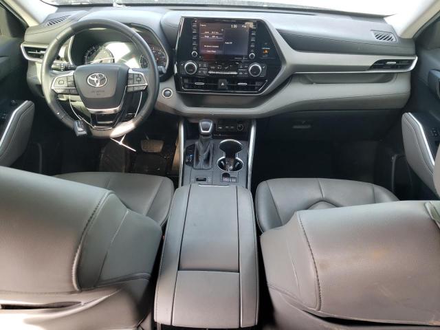 5TDGZRAH0LS002958 - 2020 TOYOTA HIGHLANDER XLE BLUE photo 8