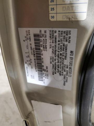 1LNHM81W34Y683629 - 2004 LINCOLN TOWN CAR EXECUTIVE Gold Foto 12