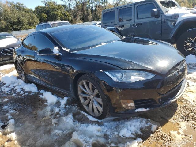 5YJSA1CP4DFP08862 - 2013 TESLA MODEL S BLACK photo 4