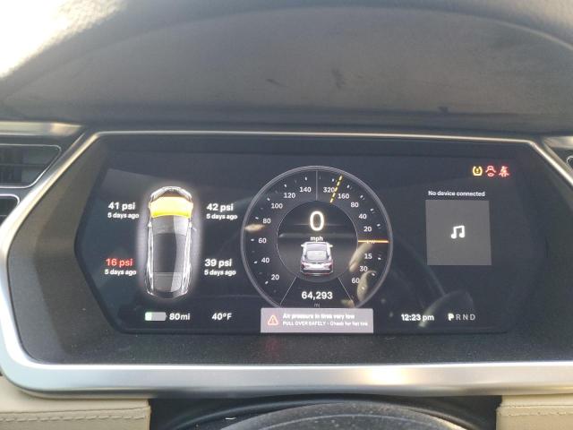 5YJSA1CP4DFP08862 - 2013 TESLA MODEL S BLACK photo 9