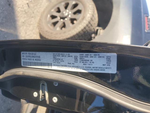 3C6UR5DJ8NG418145 - 2022 RAM 2500 BIG HORN/LONE STAR BLACK photo 12