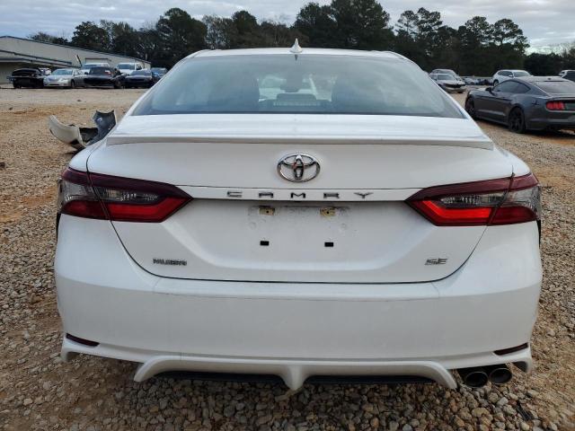 4T1G11AK0PU734511 - 2023 TOYOTA CAMRY SE NIGHT SHADE WHITE photo 6