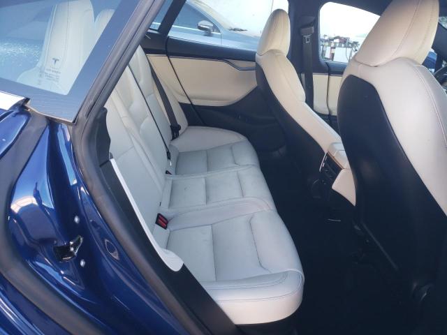 5YJSA1E29LF364087 - 2020 TESLA MODEL S BLUE photo 10