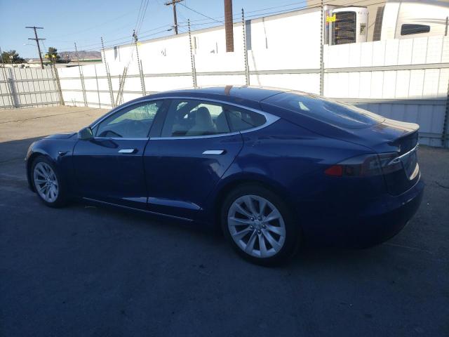 5YJSA1E29LF364087 - 2020 TESLA MODEL S BLUE photo 2