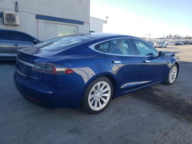 5YJSA1E29LF364087 - 2020 TESLA MODEL S BLUE photo 3