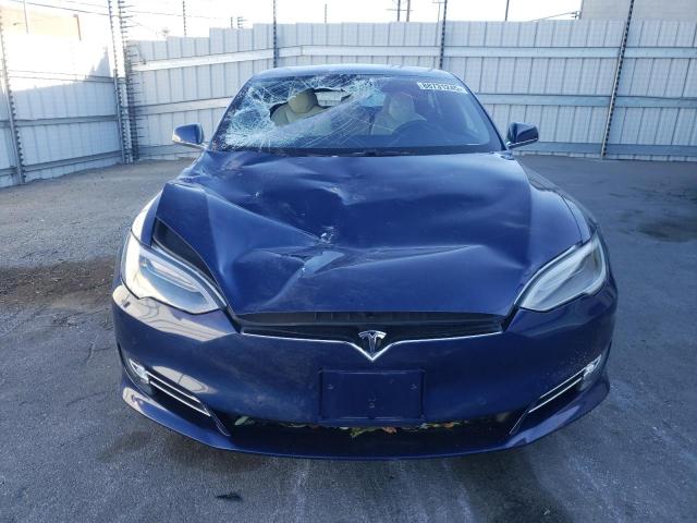 5YJSA1E29LF364087 - 2020 TESLA MODEL S BLUE photo 5