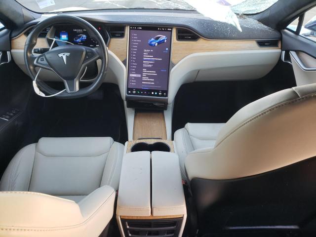 5YJSA1E29LF364087 - 2020 TESLA MODEL S BLUE photo 8