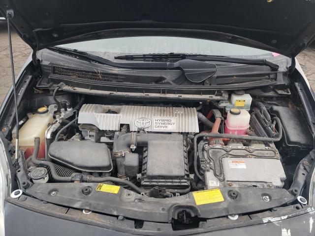 JTDKN3DU7B1371582 - 2011 TOYOTA PRIUS ნაცრისფერი ფოტო 11