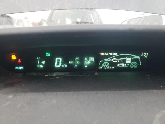 JTDKN3DU7B1371582 - 2011 TOYOTA PRIUS ნაცრისფერი ფოტო 9