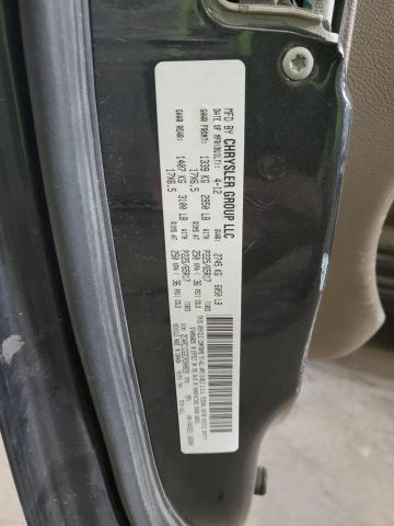 2C4RC1CG2CR300839 - 2012 CHRYSLER TOWN & COU TOURING L BLACK photo 13