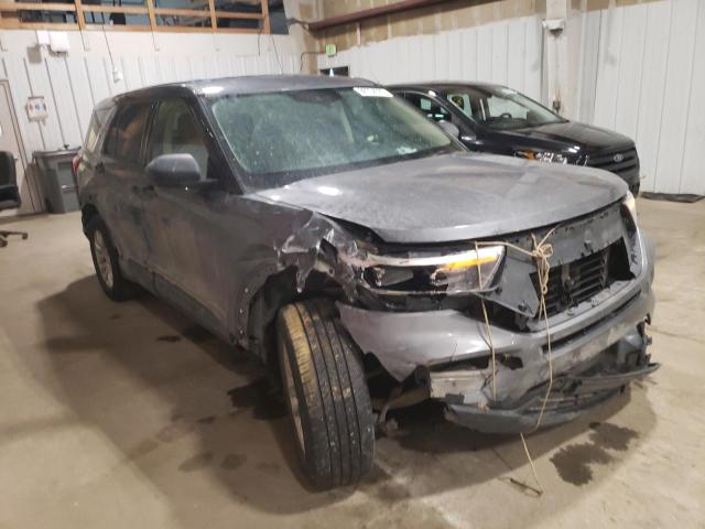 1FMSK8BH3MGA17453 - 2021 FORD EXPLORER GRAY photo 4
