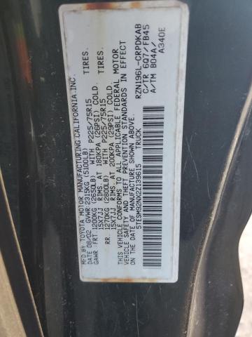 5TESM92NX2Z139615 - 2002 TOYOTA TACOMA XTRACAB PRERUNNER 绿色 照片 12