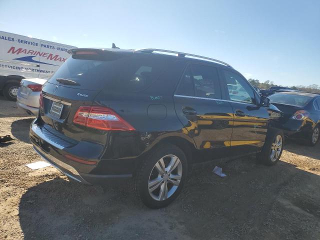 4JGDA5HB1EA345021 - 2014 MERCEDES-BENZ ML 350 4MATIC BLACK photo 3