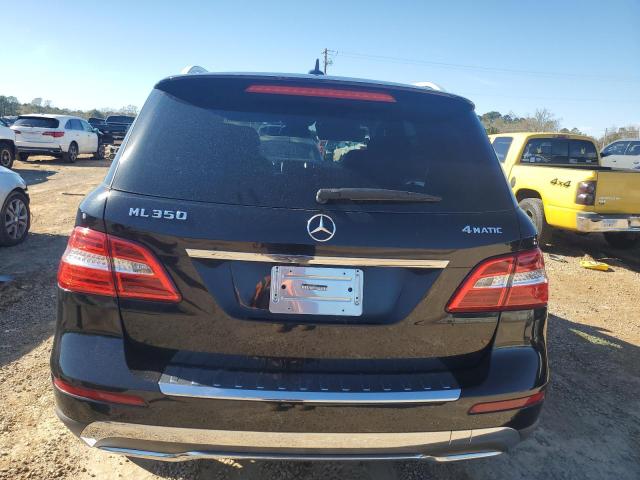 4JGDA5HB1EA345021 - 2014 MERCEDES-BENZ ML 350 4MATIC BLACK photo 6