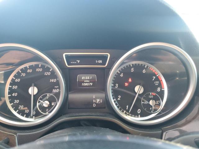 4JGDA5HB1EA345021 - 2014 MERCEDES-BENZ ML 350 4MATIC BLACK photo 9