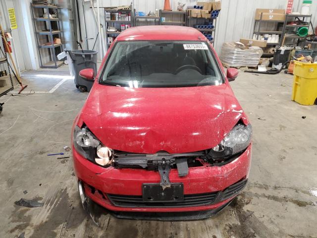 WVWDB7AJ4DW134153 - 2013 VOLKSWAGEN GOLF Կարմիր լուսանկար 5