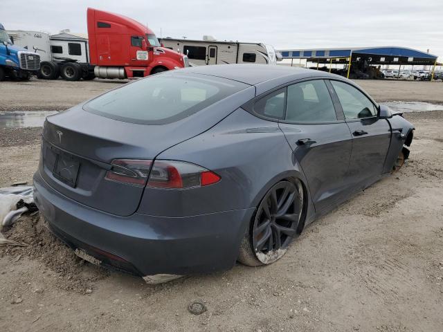 5YJSA1E54NF465048 - 2022 TESLA MODEL S SILVER photo 3