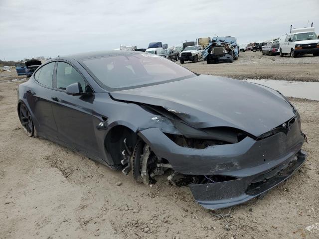 5YJSA1E54NF465048 - 2022 TESLA MODEL S SILVER photo 4