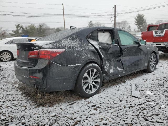 19UUB3F62KA001402 - 2019 ACURA TLX TECHNOLOGY BLACK photo 3