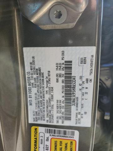 3LN6L5E95HR653341 - 2017 LINCOLN MKZ RESERVE მწვანე ფოტო 12