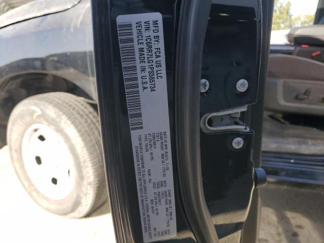 1C6RR7LG1PS565734 - 2023 RAM 1500 CLASS SLT შავი ფოტო 13