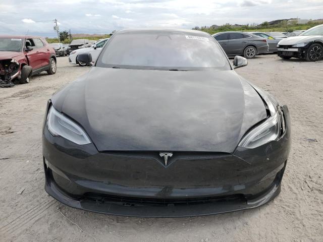 5YJSA1E61NF460110 - 2022 TESLA MODEL S BLACK photo 5