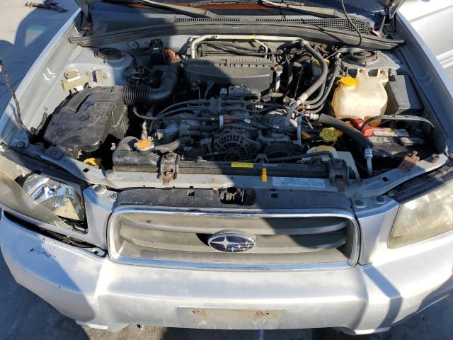 JF1SG65643H752879 - 2003 SUBARU FORESTER 2.5XS ვერცხლისფერი ფოტო 11