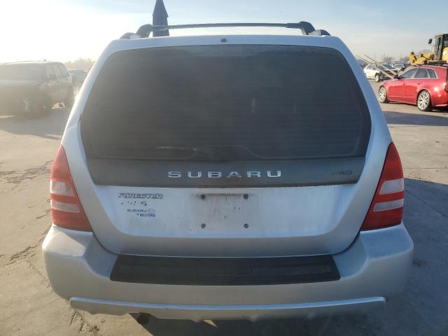 JF1SG65643H752879 - 2003 SUBARU FORESTER 2.5XS ვერცხლისფერი ფოტო 6