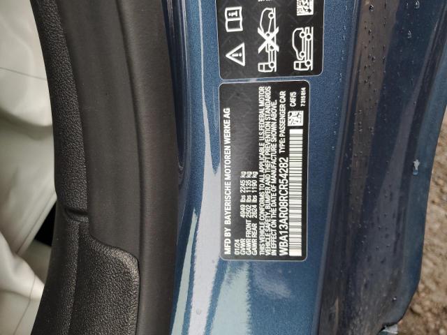 WBA13AR08RCR54282 - 2024 BMW M440XI BLUE photo 12