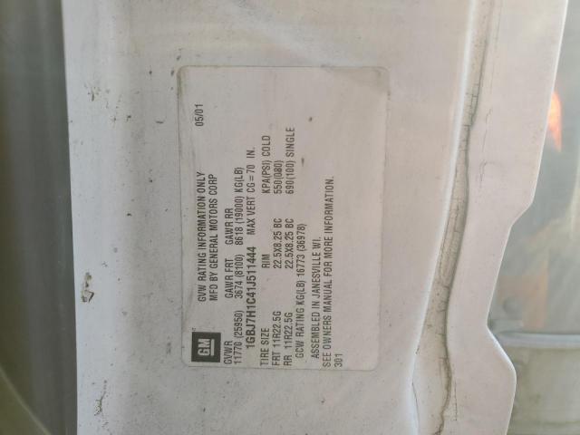 1GBJ7H1C41J511444 - 2001 CHEVROLET C-SERIES C7H042 白色 照片 10