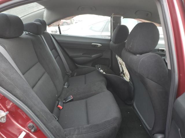 2HGFA166X9H535923 - 2009 HONDA CIVIC LX-S ბურგუნდია ფოტო 10