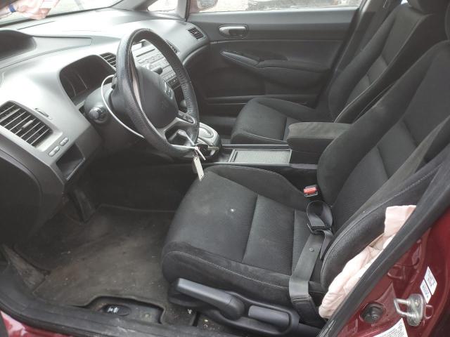 2HGFA166X9H535923 - 2009 HONDA CIVIC LX-S ბურგუნდია ფოტო 7