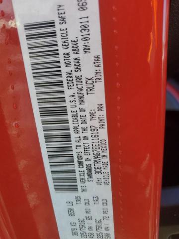 3C6TRVAG7EE116197 - 2014 RAM PROMASTER 1500 STANDARD Qırmızı foto 13