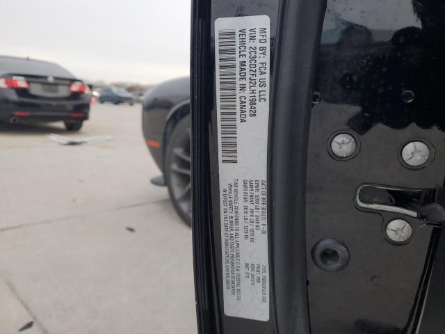 2C3CDZFJ2LH198428 - 2020 DODGE CHALLENGER R/T SCAT PACK BLACK photo 12