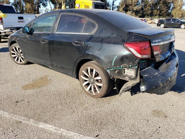 19XFB2F97EE235600 - 2014 HONDA CIVIC EXL შავი ფოტო 2