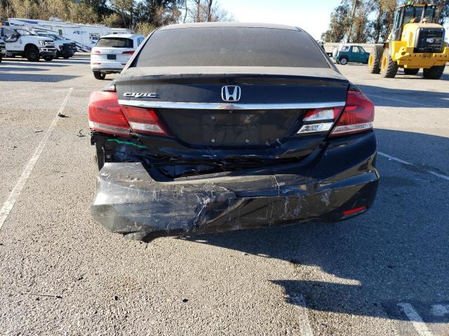 19XFB2F97EE235600 - 2014 HONDA CIVIC EXL შავი ფოტო 6