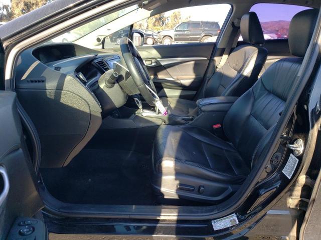 19XFB2F97EE235600 - 2014 HONDA CIVIC EXL შავი ფოტო 7
