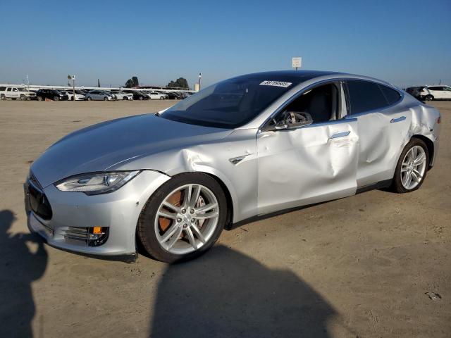 5YJSA1DP1DFP24810 - 2013 TESLA MODEL S SILVER photo 1