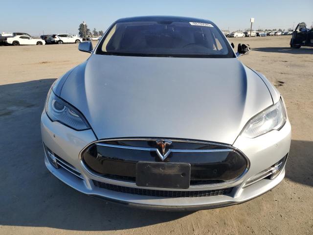 5YJSA1DP1DFP24810 - 2013 TESLA MODEL S SILVER photo 5