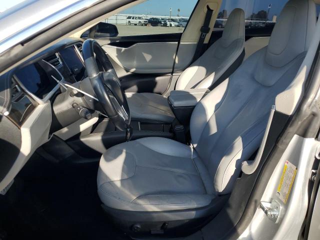 5YJSA1DP1DFP24810 - 2013 TESLA MODEL S SILVER photo 7