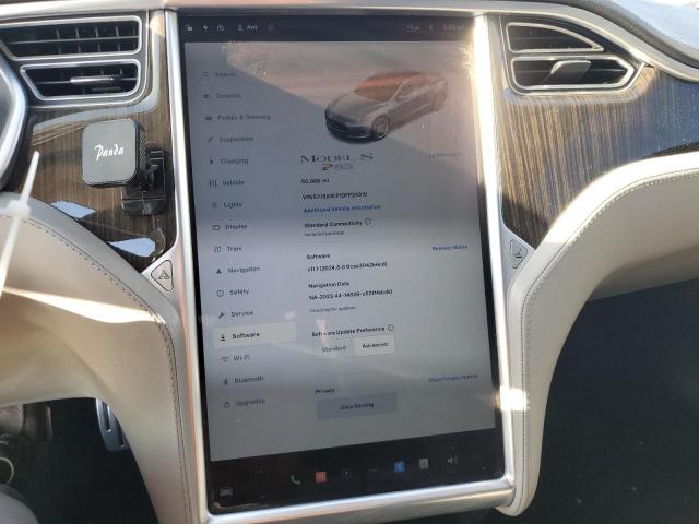 5YJSA1DP1DFP24810 - 2013 TESLA MODEL S SILVER photo 9