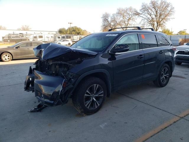 5TDJKRFH1GS277487 - 2016 TOYOTA HIGHLANDER XLE 黑色 照片 1