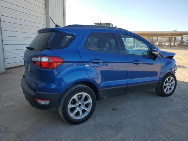 MAJ3S2GE4LC393739 - 2020 FORD ECOSPORT SE ლურჯი ფოტო 3