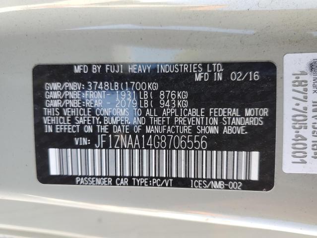 JF1ZNAA14G8706556 - 2016 TOYOTA SCION FR-S BEIGE photo 12