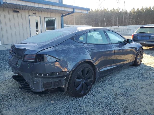 5YJSA1E54NF479385 - 2022 TESLA MODEL S ნაცრისფერი ფოტო 3