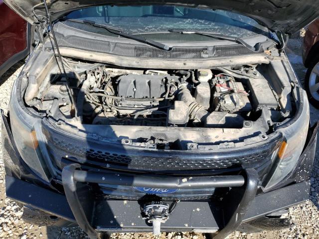 1FM5K8AR2FGC51660 - 2015 FORD EXPLORER POLICE INTERCEPTOR 黑色 照片 12